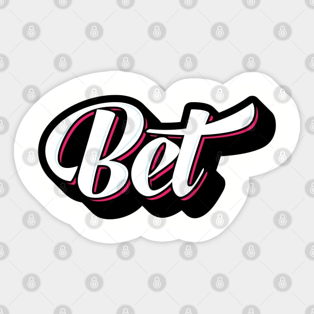 Bet Graffiti Sticker by BeyondTheDeck